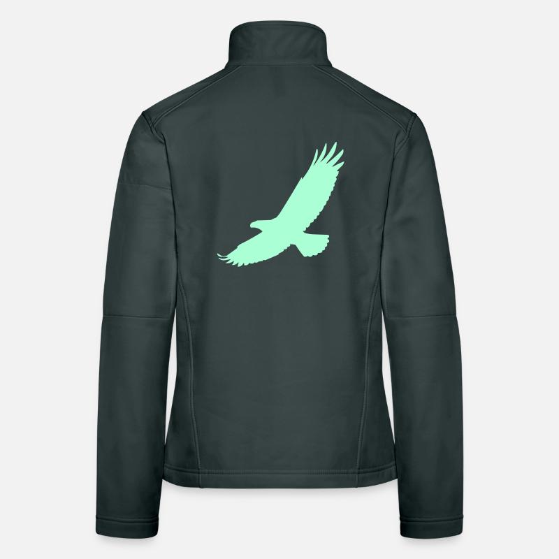 Falcon in flight Women's Softshell Jacket
