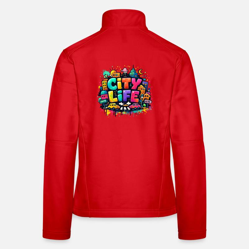 City_Life - Women's Softshell Jacket - red