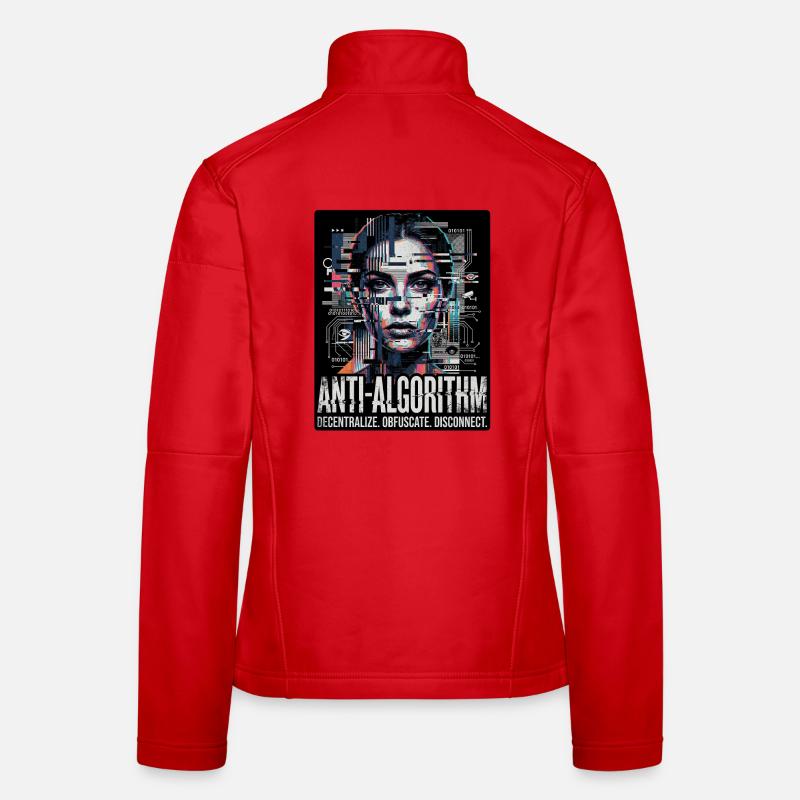 Anti Algorithme Veste en tissu softshell Femme