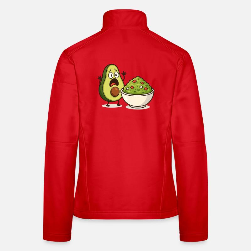 Avocado Guacamole Shock Frauen Softshelljacke