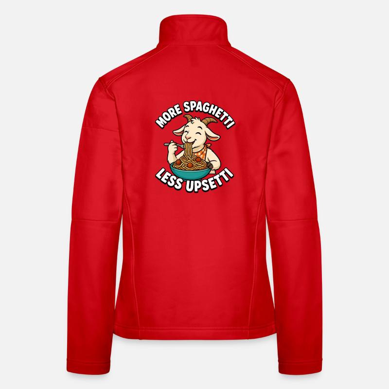 More spaghetti, less trouble – spaghetti for goats Women's Softshell Jacket
