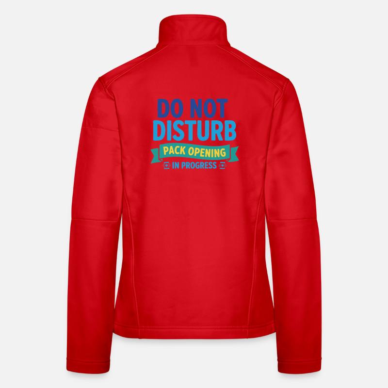 Ne pas interrompre l’ouverture de paquets en cours de trading Veste en tissu softshell Femme