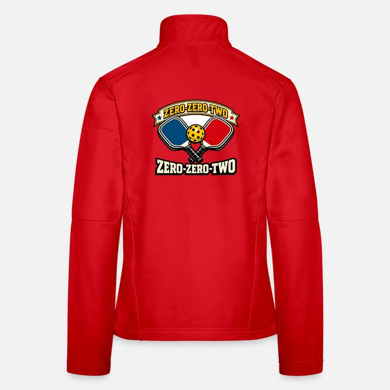 Zero-Zero-Two Paddle Ball Emblem Women's Softshell Jacket