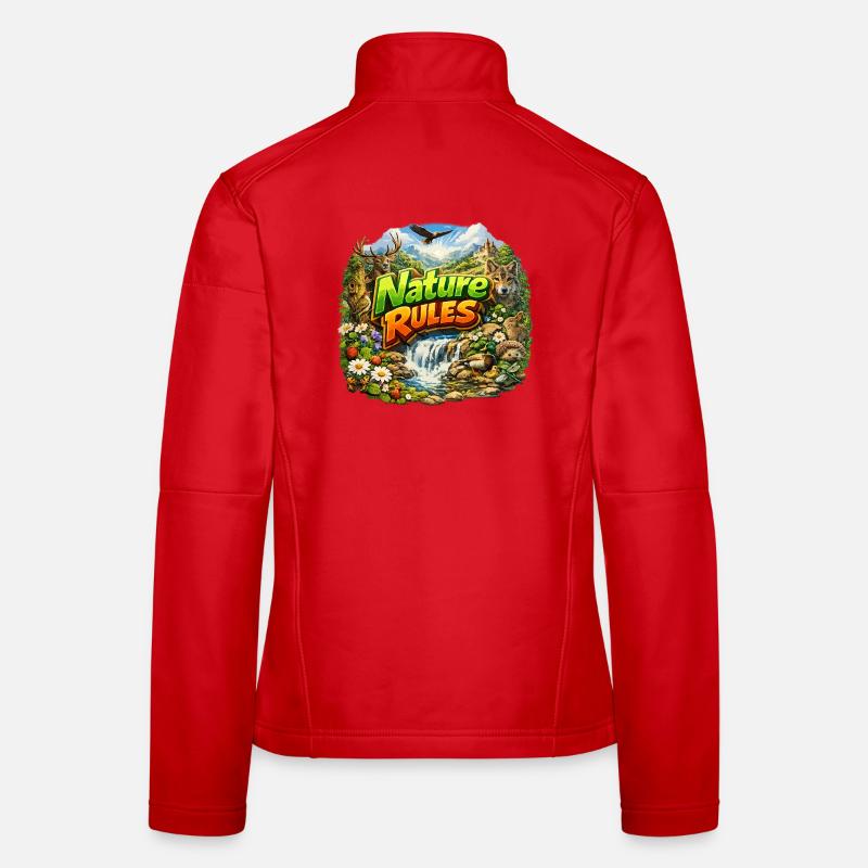 Nature Rules Wildlife-Abenteuer Frauen Softshelljacke