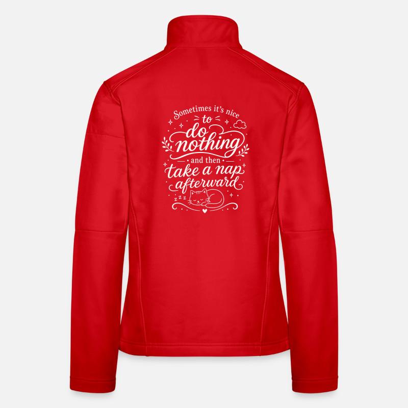 Fais une sieste Veste en tissu softshell Femme