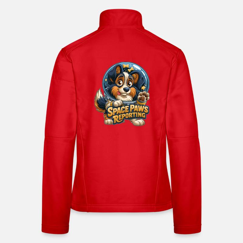 Conception des Pattes Spatiales du Louveteau Cosmique Veste en tissu softshell Femme