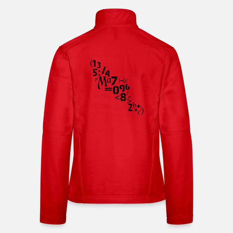 Mathématicien, enseignant Nombres, analyste de signes Veste en tissu softshell Femme