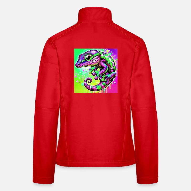 Gecko Veste en tissu softshell Femme