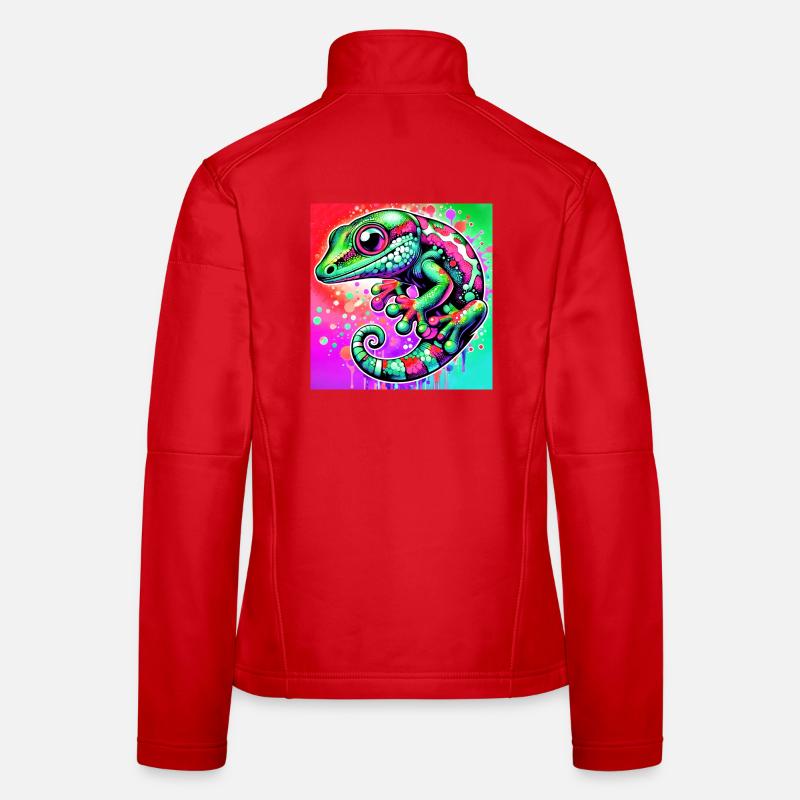 Gecko Veste en tissu softshell Femme
