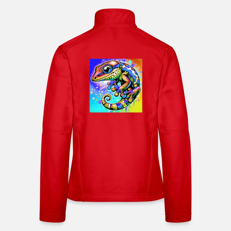 Gecko Veste en tissu softshell Femme