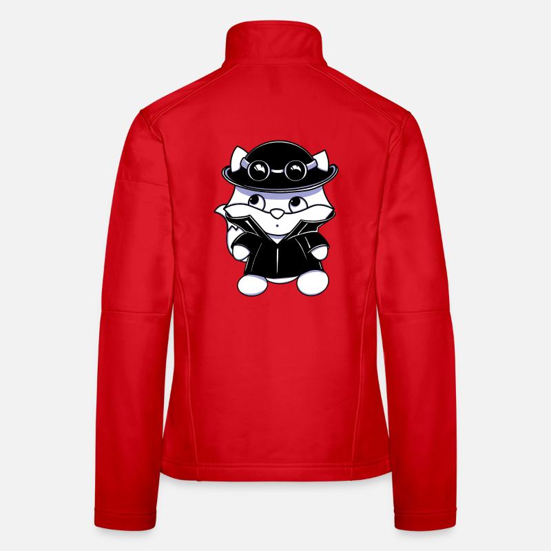 Little Detective - Women's Softshell Jacket - red