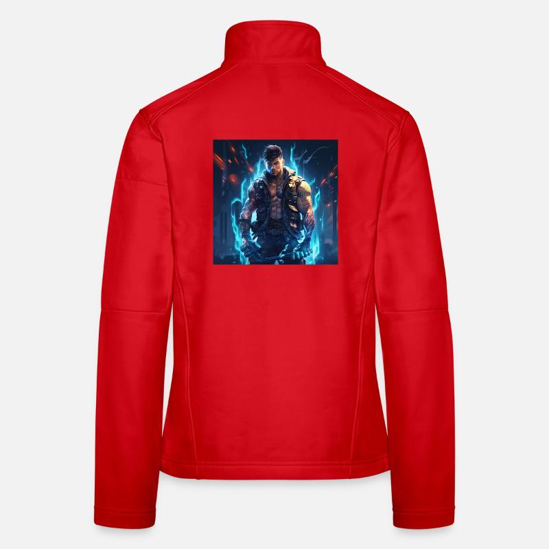 Nebula Ranger Neon Warrior Women's Softshell Jacket