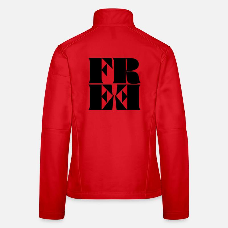 Libre Veste en tissu softshell Femme