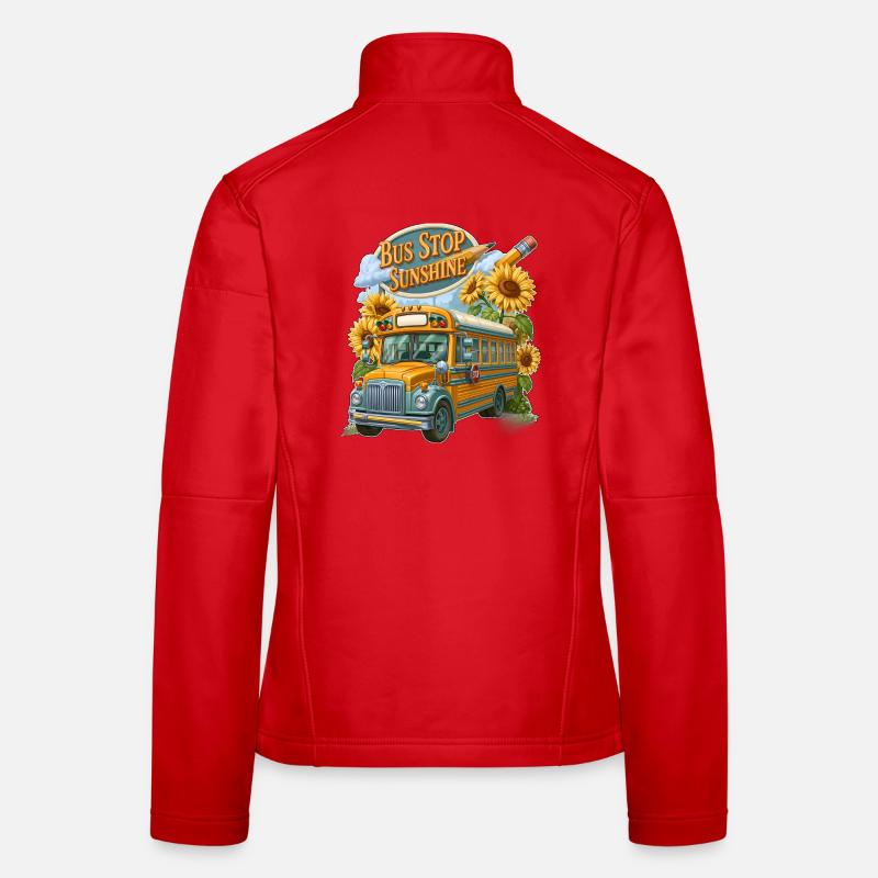 Bus Stop Sunshine Women's Softshell Jacket