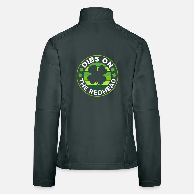 Ich nehme das Rothaarige Emblem Frauen Softshelljacke