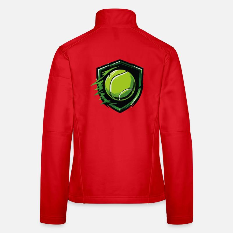 Bouclier de tennis dans le style dynamique Veste en tissu softshell Femme