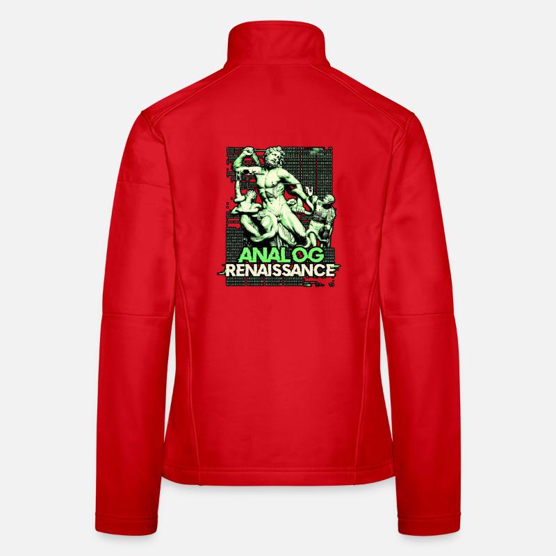 Renaissance analogique Veste en tissu softshell Femme