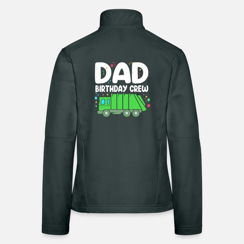 Garbage Can Garbage Truck Garbage Truck Garbage Man Women's Softshell Jacket