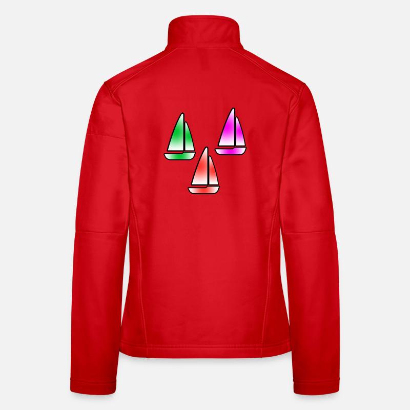 Voile Veste en tissu softshell Femme
