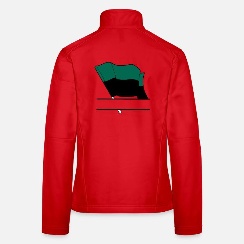 Texel Flag – Custom Island Design Women's Softshell Jacket
