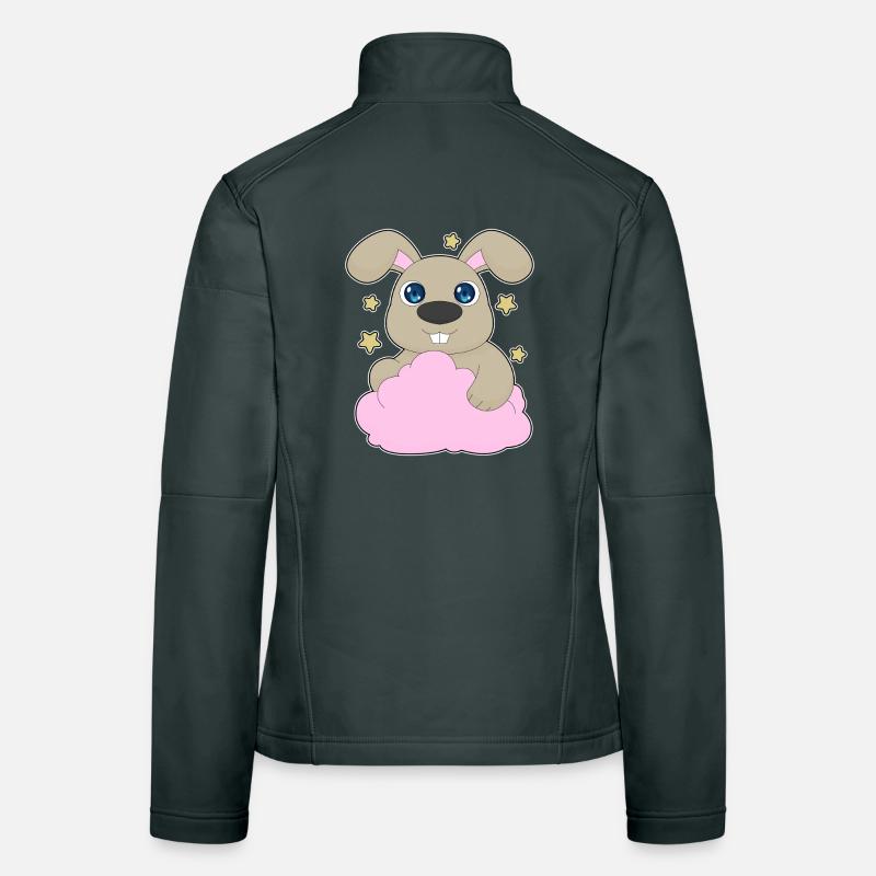 Bunny Clouds Women's Softshell Jacket