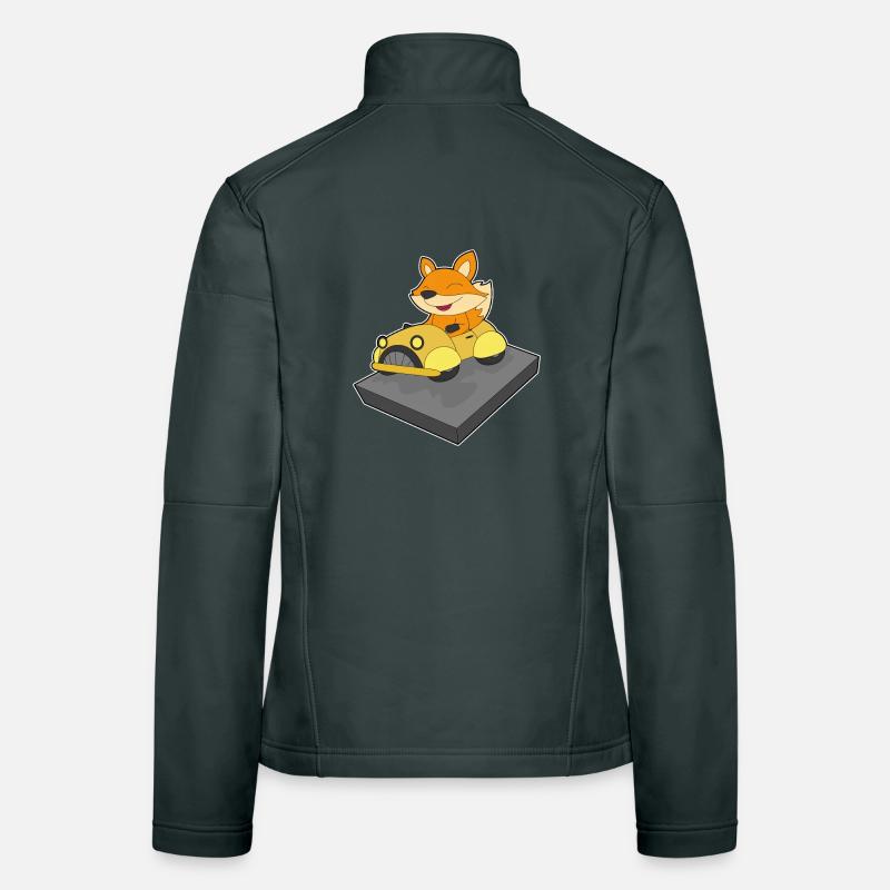 Fox Car Veste en tissu softshell Femme