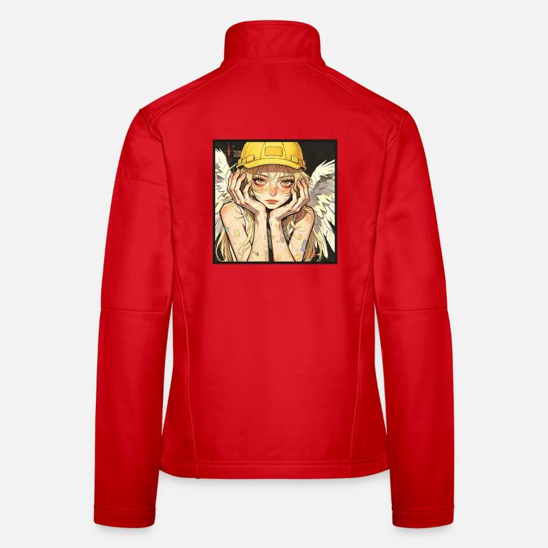 Ouvrier Ailé, Rêveur Veste en tissu softshell Femme