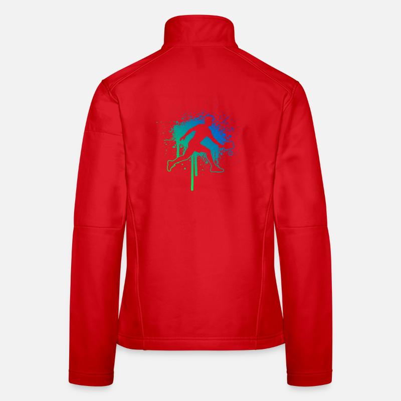 Conception de match de pickleball pour les fans d’athlètes de pickleball Veste en tissu softshell Femme