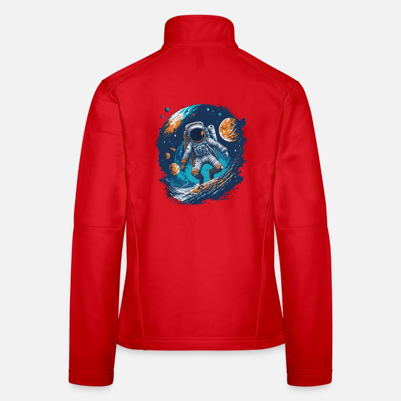 Astronaute dans l’espace Veste en tissu softshell Femme