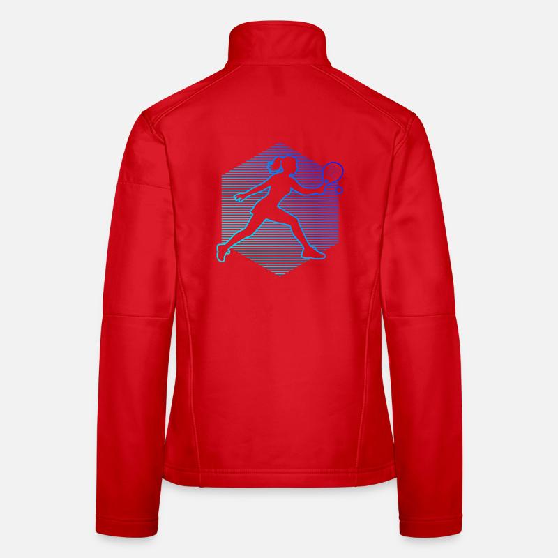 Padel Accessories Gift for Padel for Beginners Fans Women's Softshell Jacket