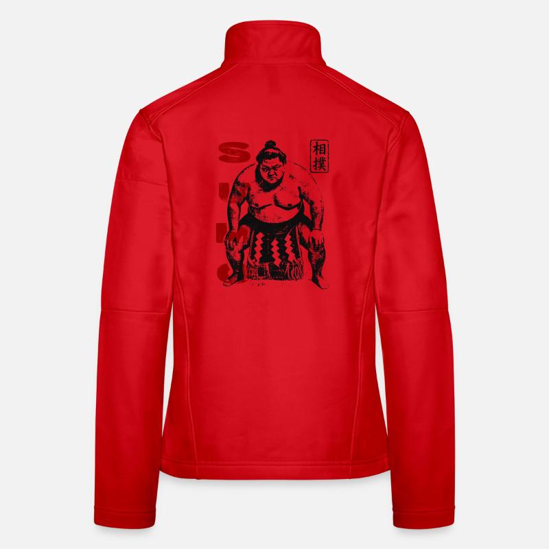 Traditioneller Sumo Ringer Frauen Softshelljacke