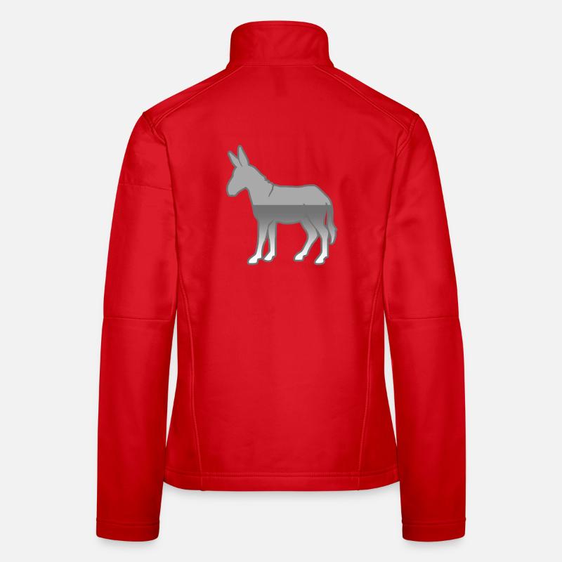 Esel Frauen Softshelljacke