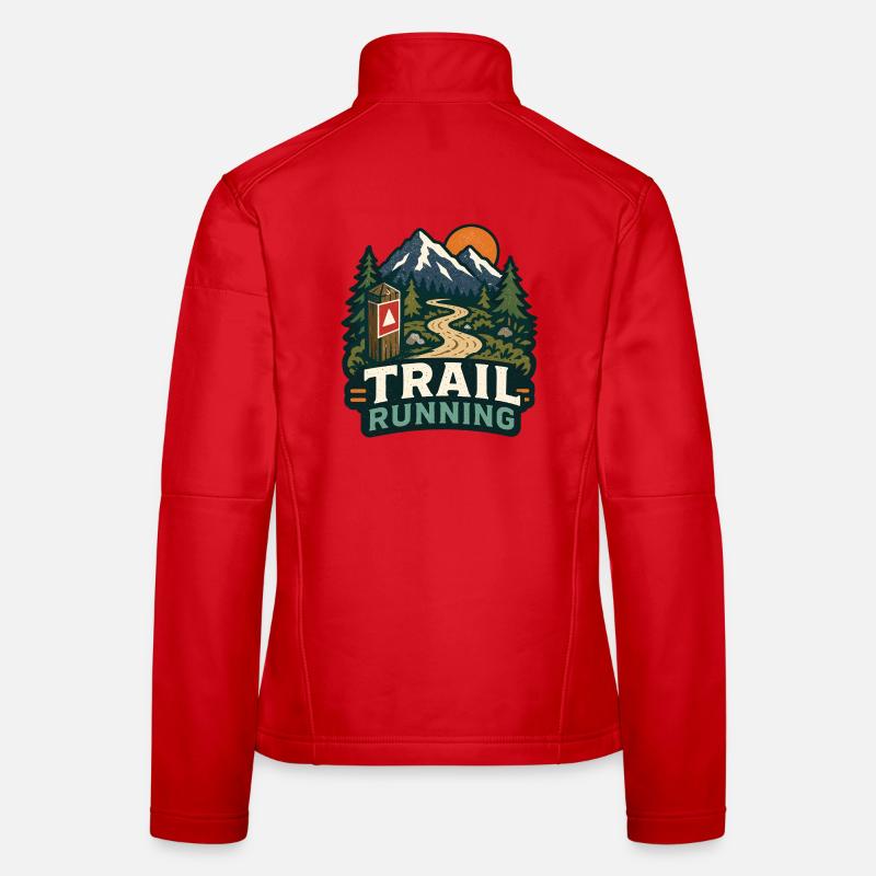 Course sur sentier Veste en tissu softshell Femme