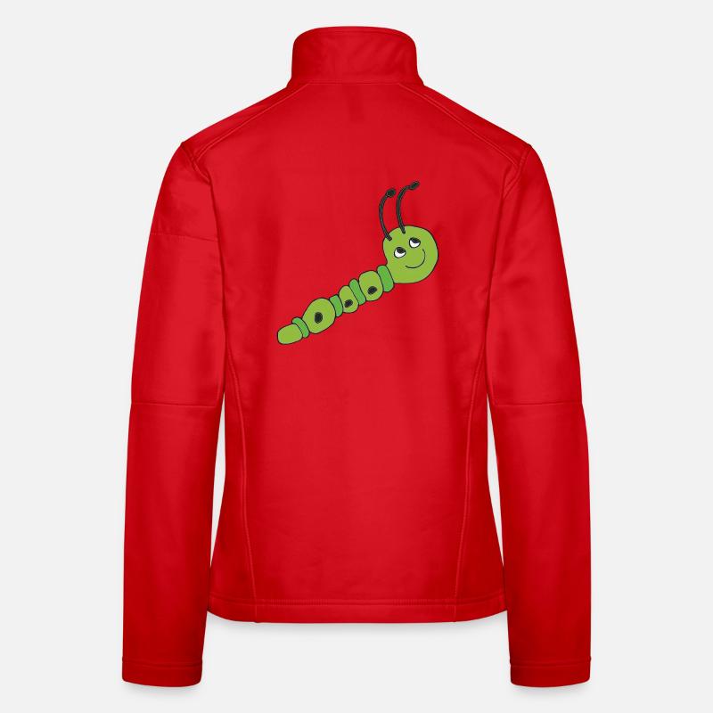 Chenille Veste en tissu softshell Femme