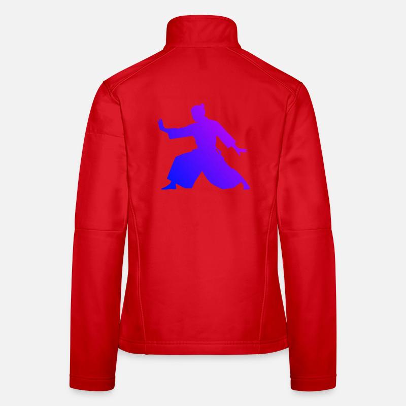 Idée cadeau d’autodéfense pour l’examen d’Aïkido Veste en tissu softshell Femme