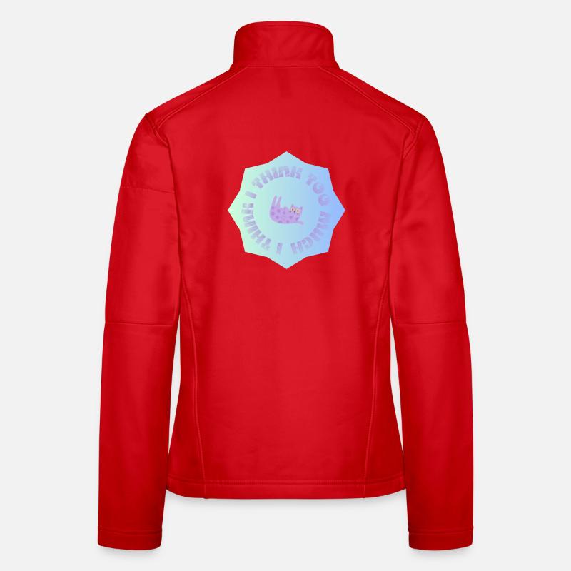 I think too much #1 - Frauen Softshelljacke - Rot
