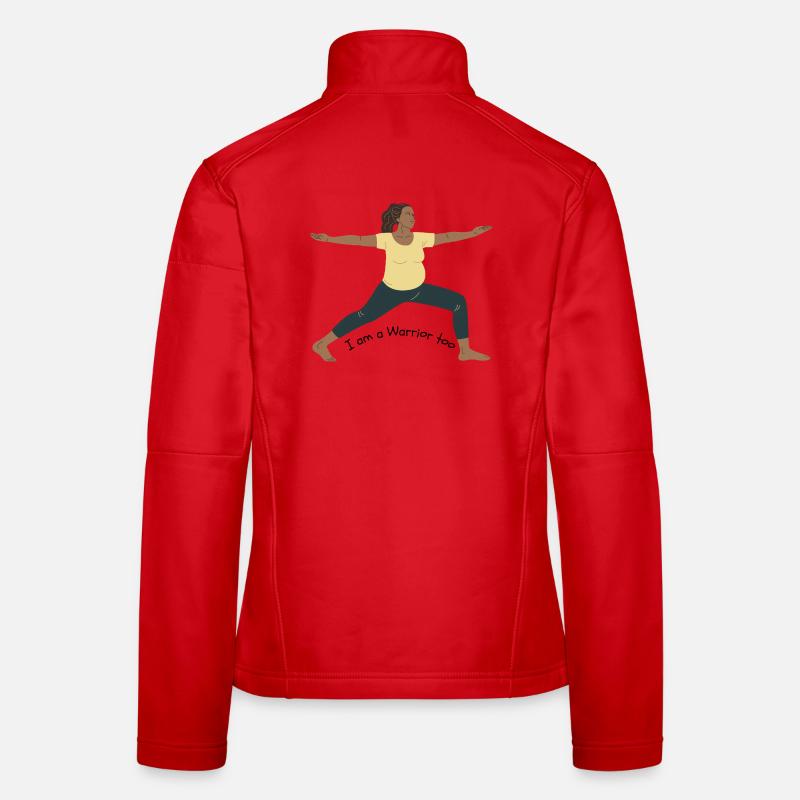 Guerrier à droite Veste en tissu softshell Femme