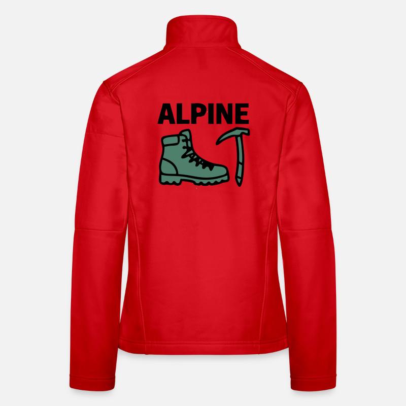 Wanderschuh Eispickel Alpine Bergsteigen Klettern Frauen Softshelljacke