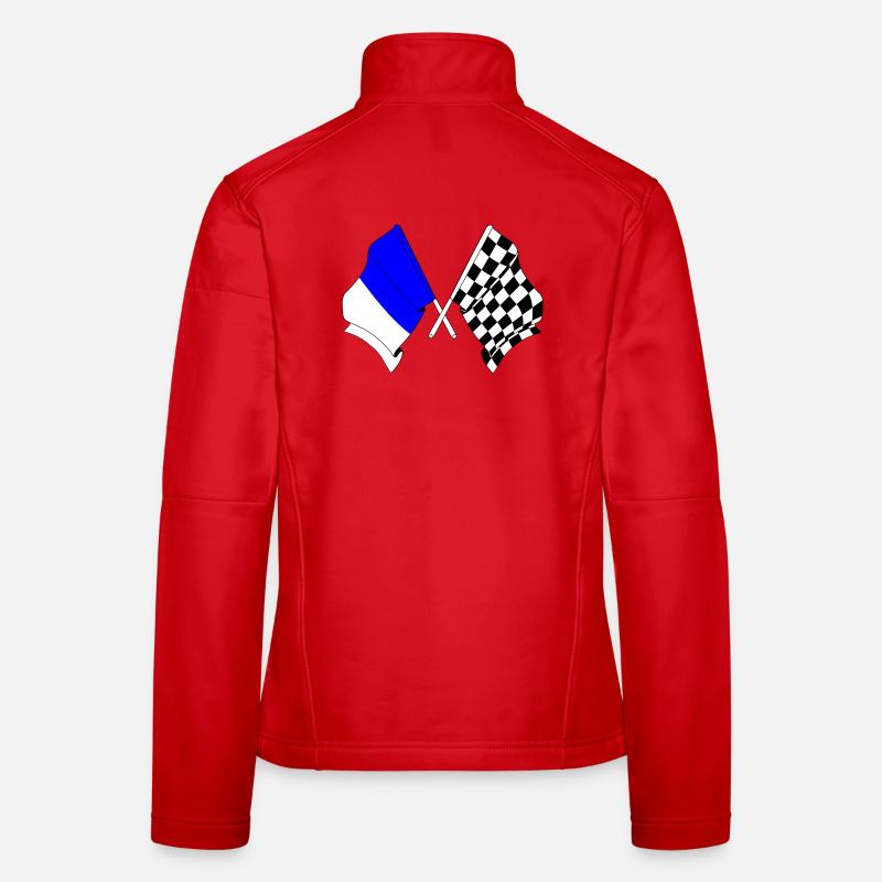 Spa Racing Flags Women's Softshell Jacket