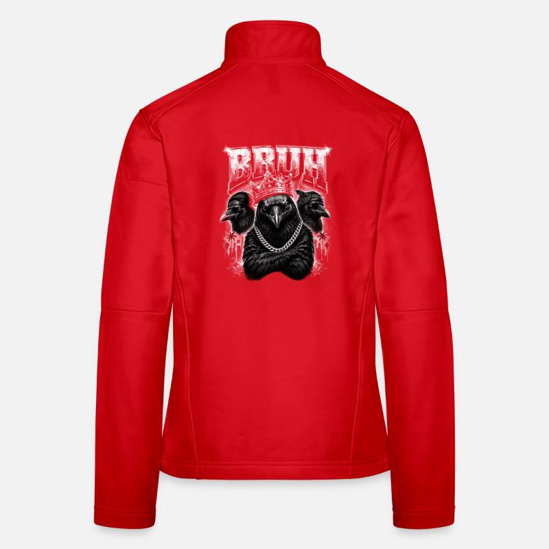 Bruh Ravens Chain Tee Frauen Softshelljacke