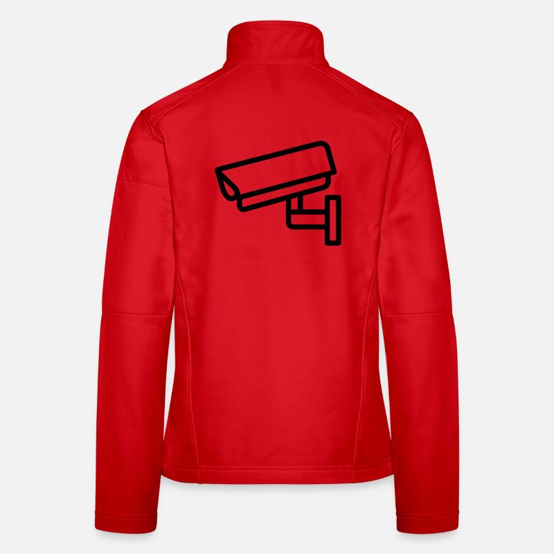 caméra Veste en tissu softshell Femme