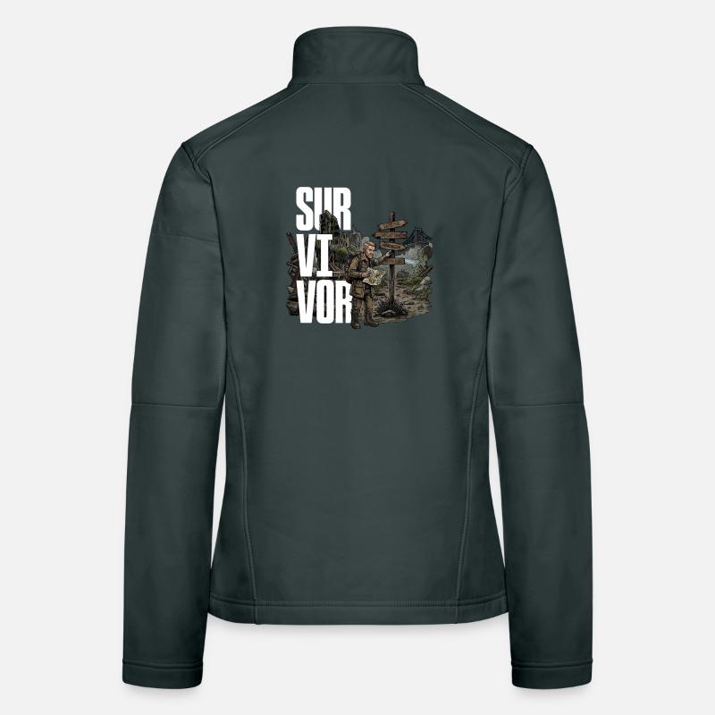 Survivant Veste en tissu softshell Femme