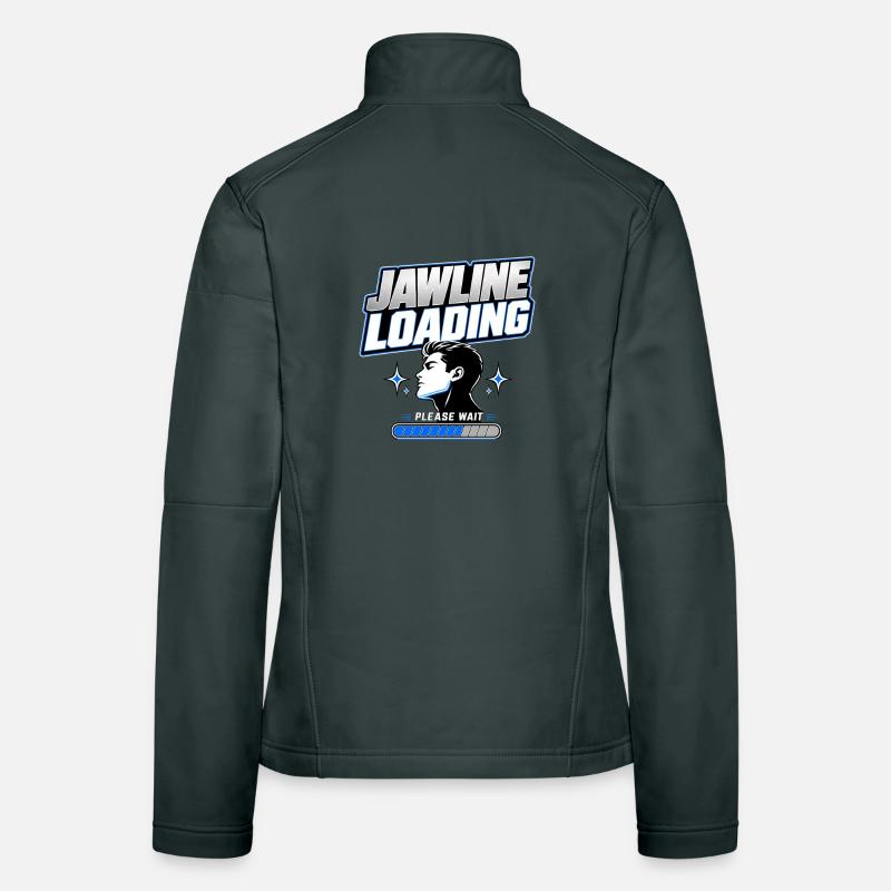 Funny Gen Z Terms, Jawline Loading Please Wait Frauen Softshelljacke