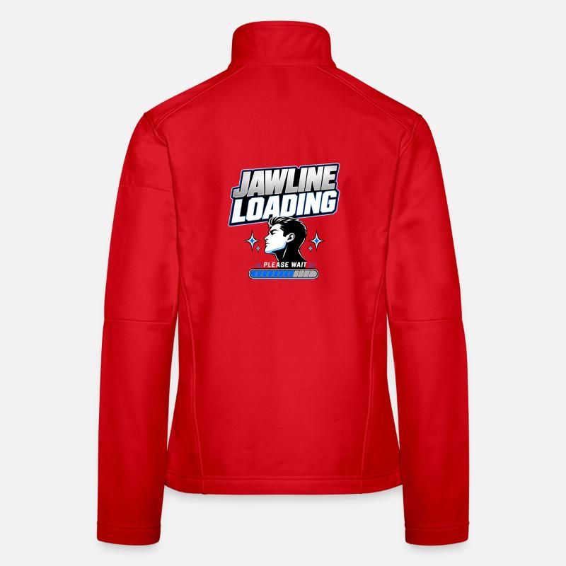 Funny Gen Z Terms, Jawline Loading Please Wait Frauen Softshelljacke
