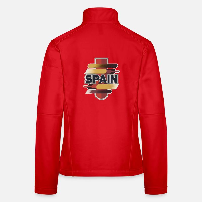 Spain - Women's Softshell Jacket - red