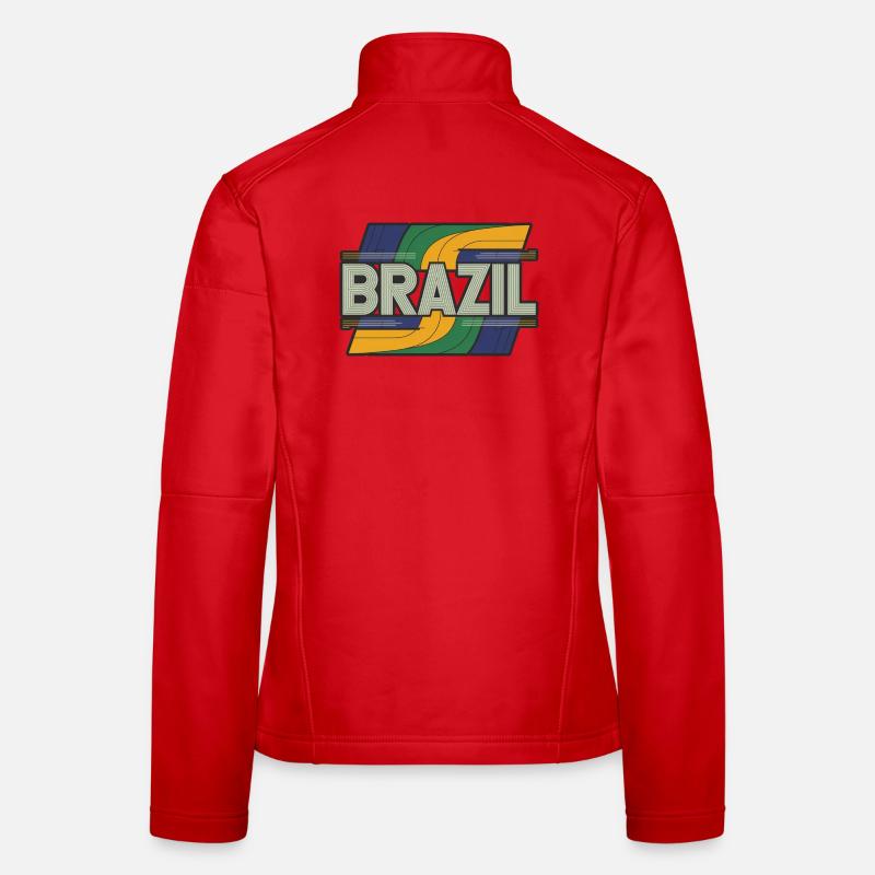 Brésil Veste en tissu softshell Femme