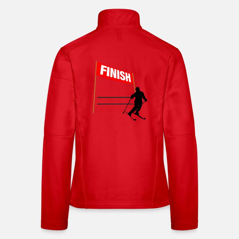 Ski Finish Custom Women's Softshell Jacket
