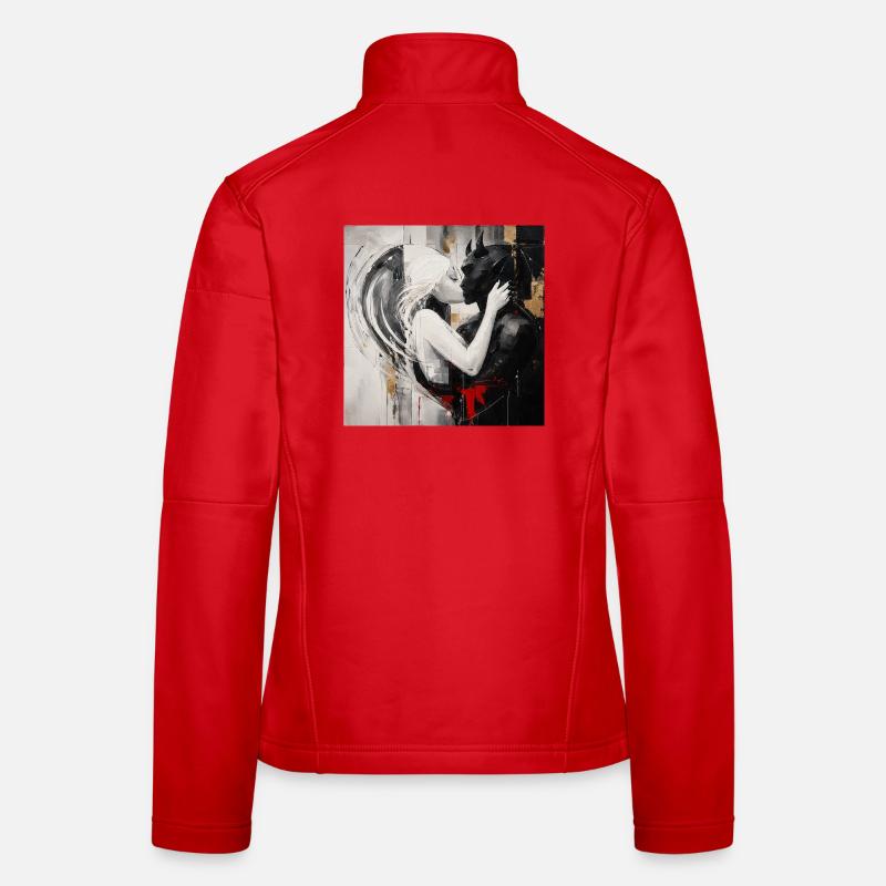Light meets shadow Lovers Women's Softshell Jacket