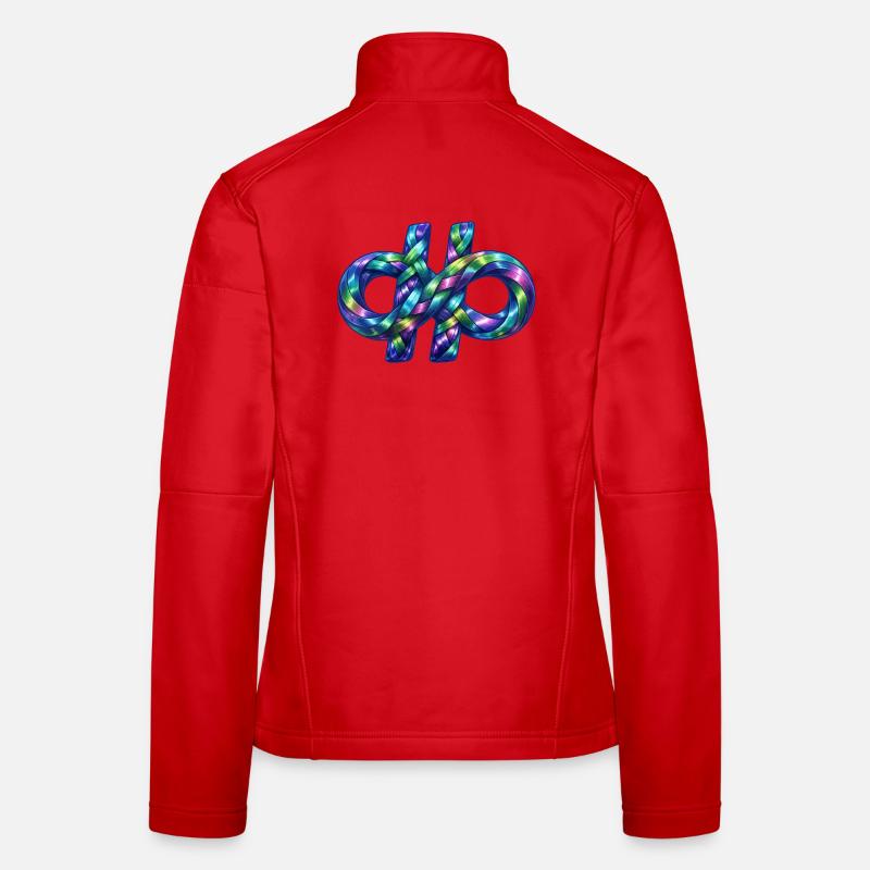 Hashtag infini Veste en tissu softshell Femme