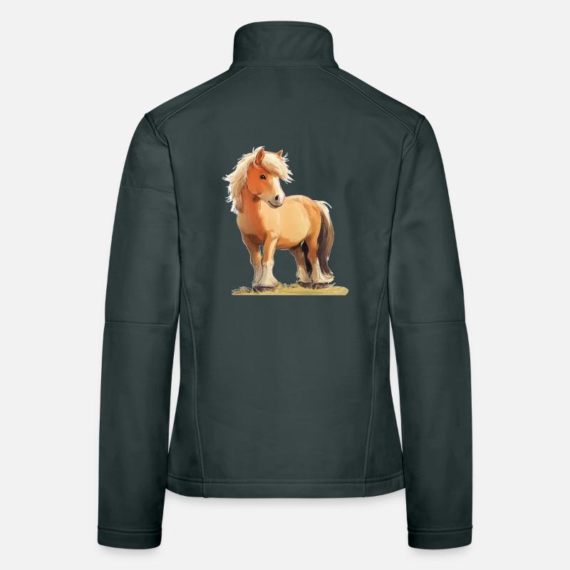 Pferd Frauen Softshelljacke